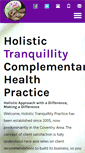 Mobile Screenshot of holistic-tranquillity.com